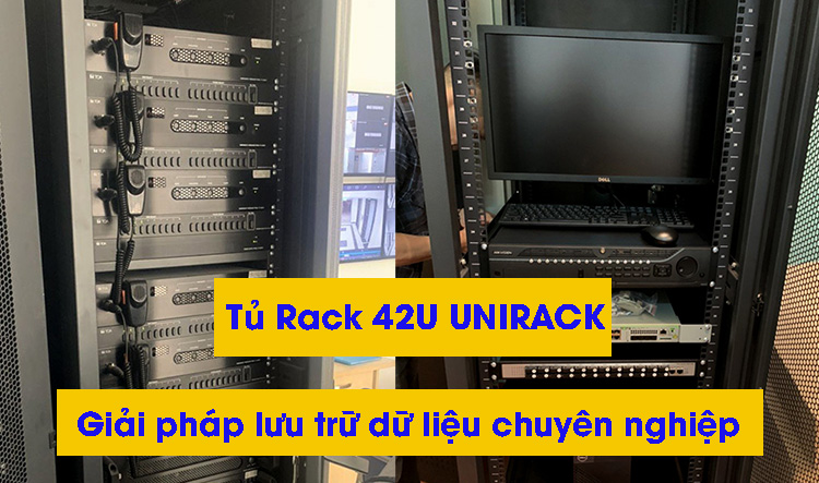 Kích thước Tủ Rack 42U hãng UNIRACK giải pháp lưu trữ dữ liệu chuyên nghiệp, Tủ Rack 42U UNIRACK - Giải pháp lưu trữ dữ liệu chuyên nghiệp